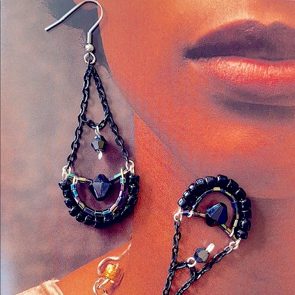 Below the chandelier earrings - Picture 2 of 3